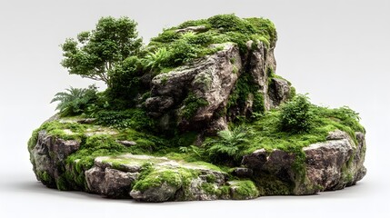 High definition green moss plant images