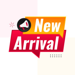 new arrival badge design