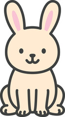 귀여운 토끼 일러스트