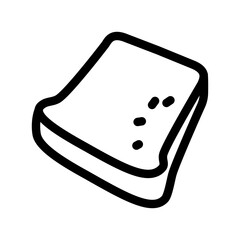 Bread icon design template SVG
