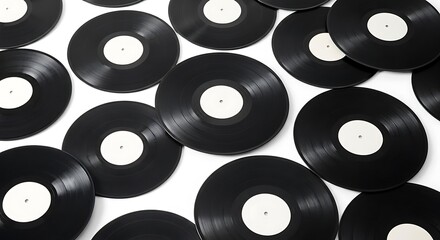 Collection of Vintage Vinyl Records A Nostalgic Look at Music History