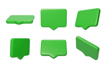 Online social communication chat box 3D