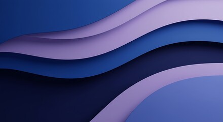 Abstract background with layered, curved shapes in shades of blue and purple, creating a flowing, textured effect.