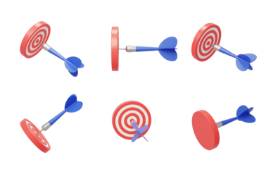 Casual game darts disk Darts 3D Target