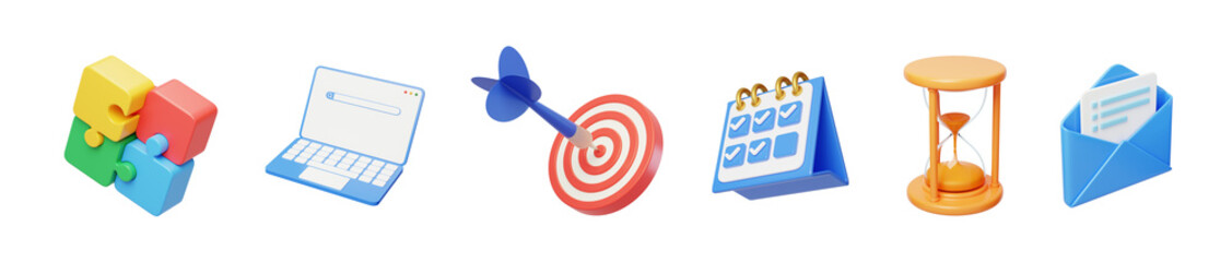 Office Workplace Project Team management Collaboration 3D