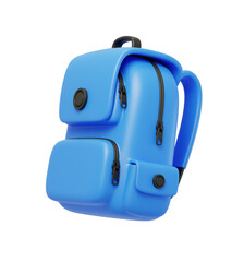 Student schoolbag backpack essential 3D for school