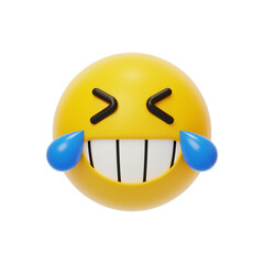 Bared emoji Social Emotion Response 3D