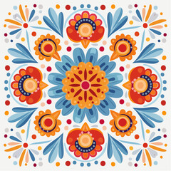 Colorful Floral Pattern Design
