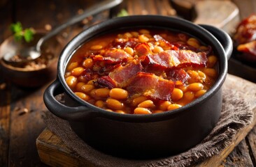 Hearty Bean Stew with Bacon