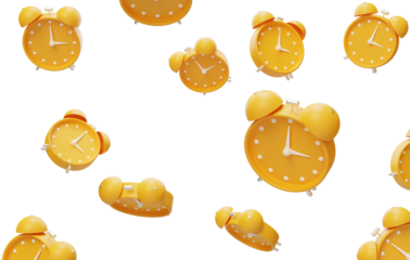 Alarm clock clock hour minute second alarm reminder clock 3D