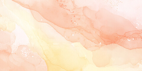 Soft pink watercolor pattern with delicate brush strokes, flowing abstract textures, pastel artistic background, subtle gradients, feminine artistic design.