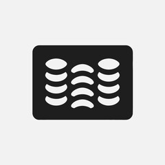 Minimalist coins stacking, financial gains, and asset building graphic vector silhouette