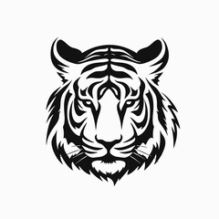 Fototapeta premium Majestic Bengal tiger, powerful and strong, striking feline creature, beautiful silhouette