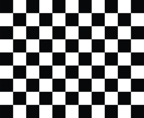 Fototapeta premium Black and white checkered line seamless pattern repeating banners of racing flag stripe speed texture. Racing stripe graphics on endless background. 
