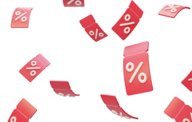 E-commerce promotions Discount coupons 3D