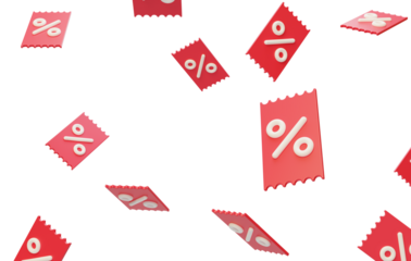 E-commerce promotions Discount coupons 3D
