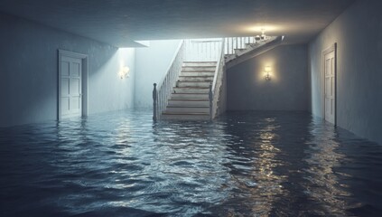 Flooded basement interior (1)