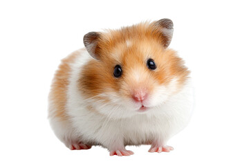 Hamster on a white background