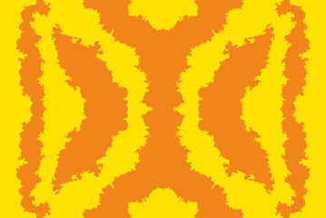seamless pattern with orange flowers