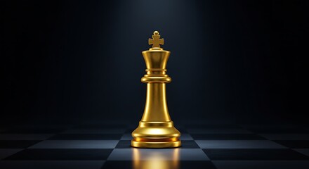 3D black chess queeen