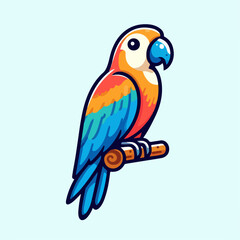 parrot on a branch