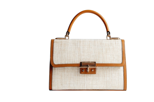 Handbag on a white background