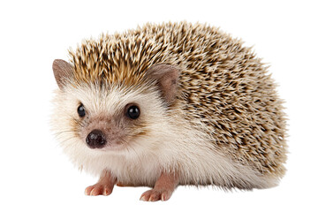Obraz premium Hedgehog on a white background