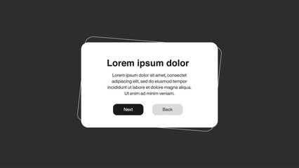 Pop Up Notification Design - User interface design