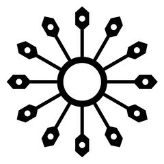 vector illustration of an abstract background with circles