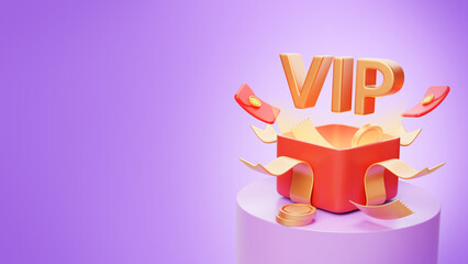 Exclusive VIP Membership Event VIP Reward 3D