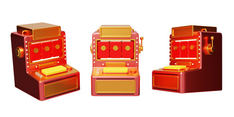 Entertainment Event Lottery Slot machine Player Fun 3D