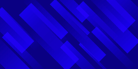Obraz premium Dark blue abstract geometric background with rectangle shapes.