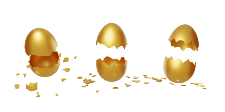 Game lottery Newcomer Reward Smashing Golden Eggs 3D