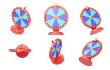 Holiday event lottery equipment Rotating lottery big wheel 3D