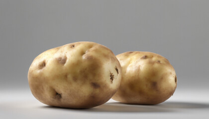 Neutral Background Potato for Packaging - HD - Smooth Version