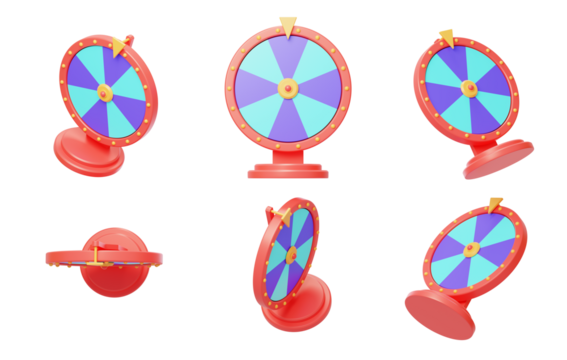 Holiday event lottery equipment Rotating lottery big wheel 3D