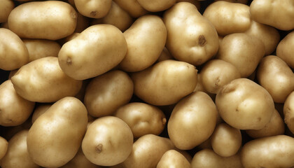 Tidy Presentation of Potato on White - Ultra HD - Smoother Version