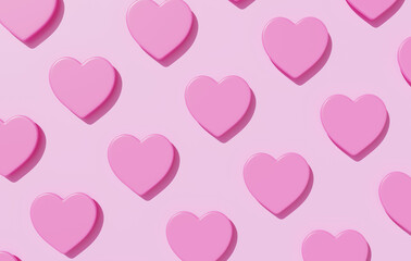 Valentine's Day Qixi Romantic Love Happiness Heart 3D
