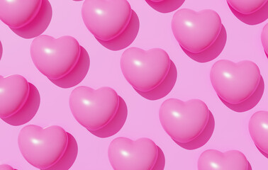 Valentine's Day Qixi Romantic Love Happiness Heart 3D
