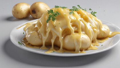 High-Resolution Potato Isolated Photo - Super HD - Soft Focus