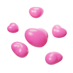 Valentine's Day Qixi Romantic Love Happiness Balloon 3D