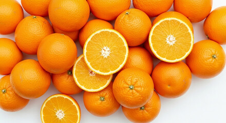 oranges on the market