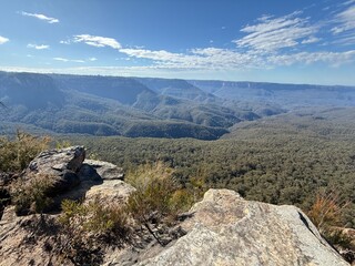 Castle Head Track Walking Trail in Blue Mountains, Australia