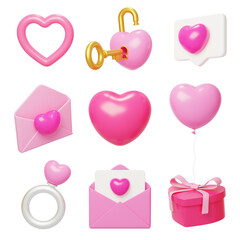 Valentine's Day Qixi Romantic Love Happiness Sweet 3D
