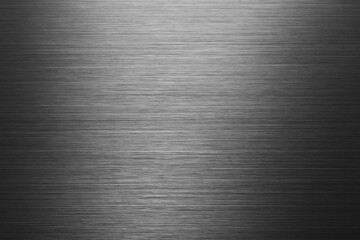 Brushed steel surface with sleek, elegant finish, showcasing subtle texture and reflective quality. This captures modern aesthetic of metal, perfect for design projects