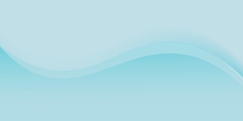 Abstract blue wave background, minimal wave design concept, vector illustration