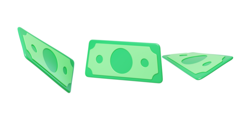 Dollar Finance International Trade currency Investment funds 3D