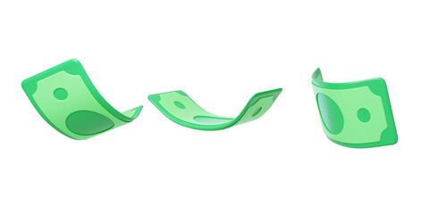 Dollar Finance International Trade currency Investment funds 3D