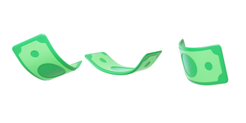 Dollar Finance International Trade currency Investment funds 3D