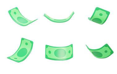 Dollar Finance International Trade currency Investment funds 3D